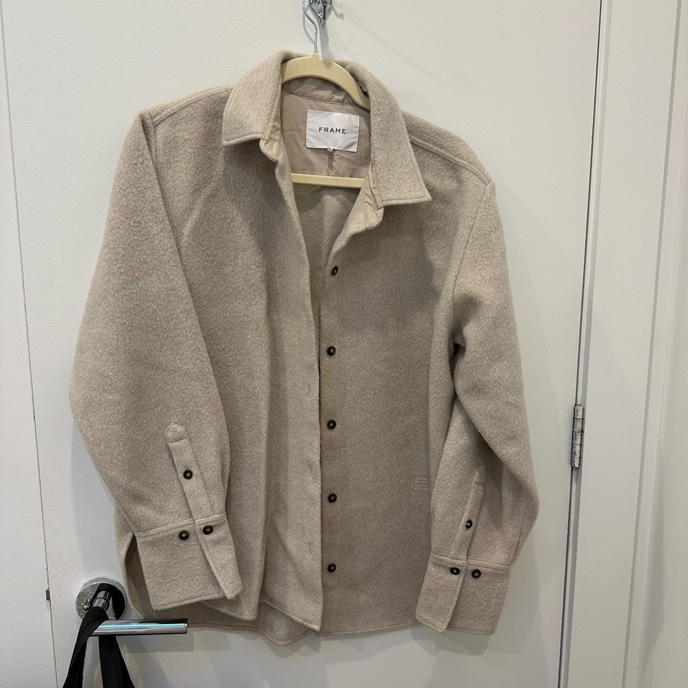 Frame Women’s Beige Shirt Jacket